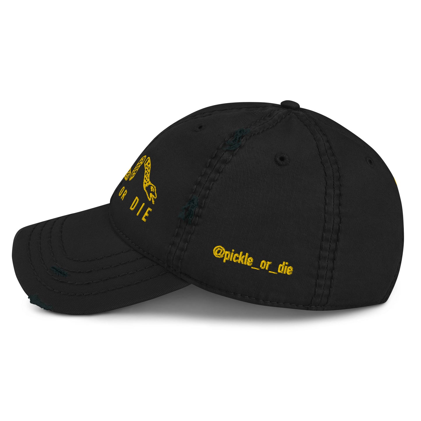 Pickle, or Die Distressed Dad Hat