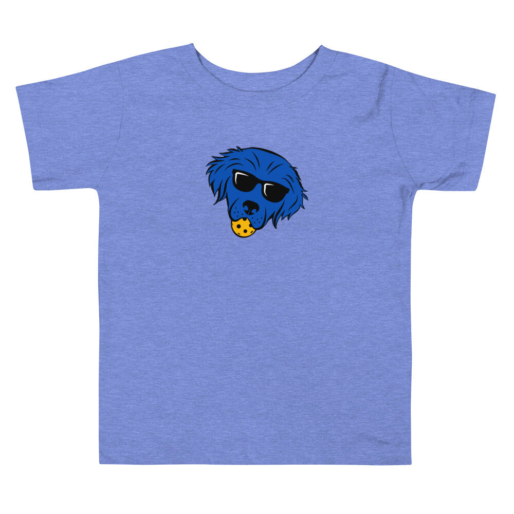 Little Dinker Dog Blue Toddler Tee