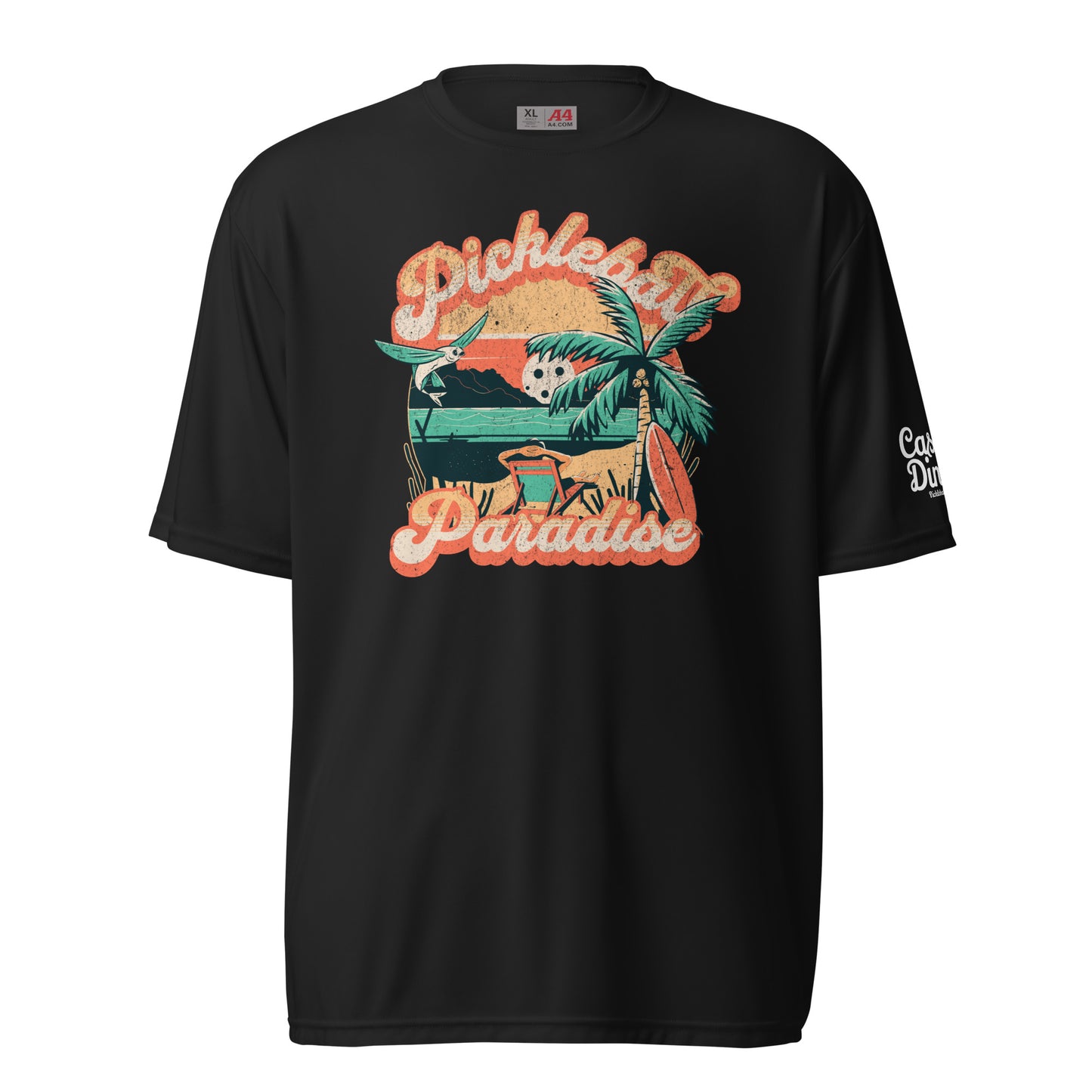 Pickleball Paradise performance t-shirt