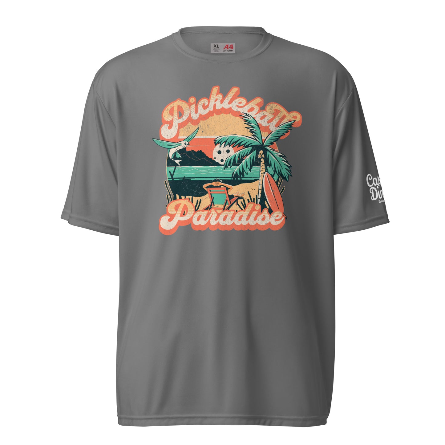 Pickleball Paradise performance t-shirt