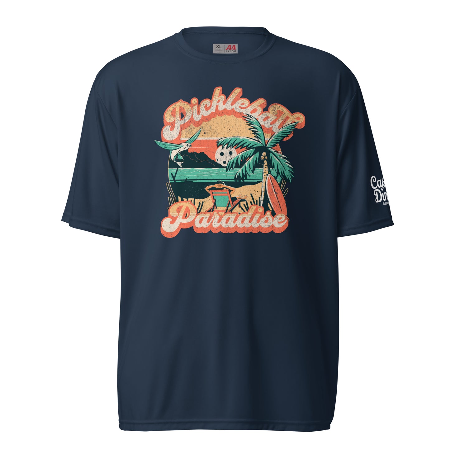 Pickleball Paradise performance t-shirt