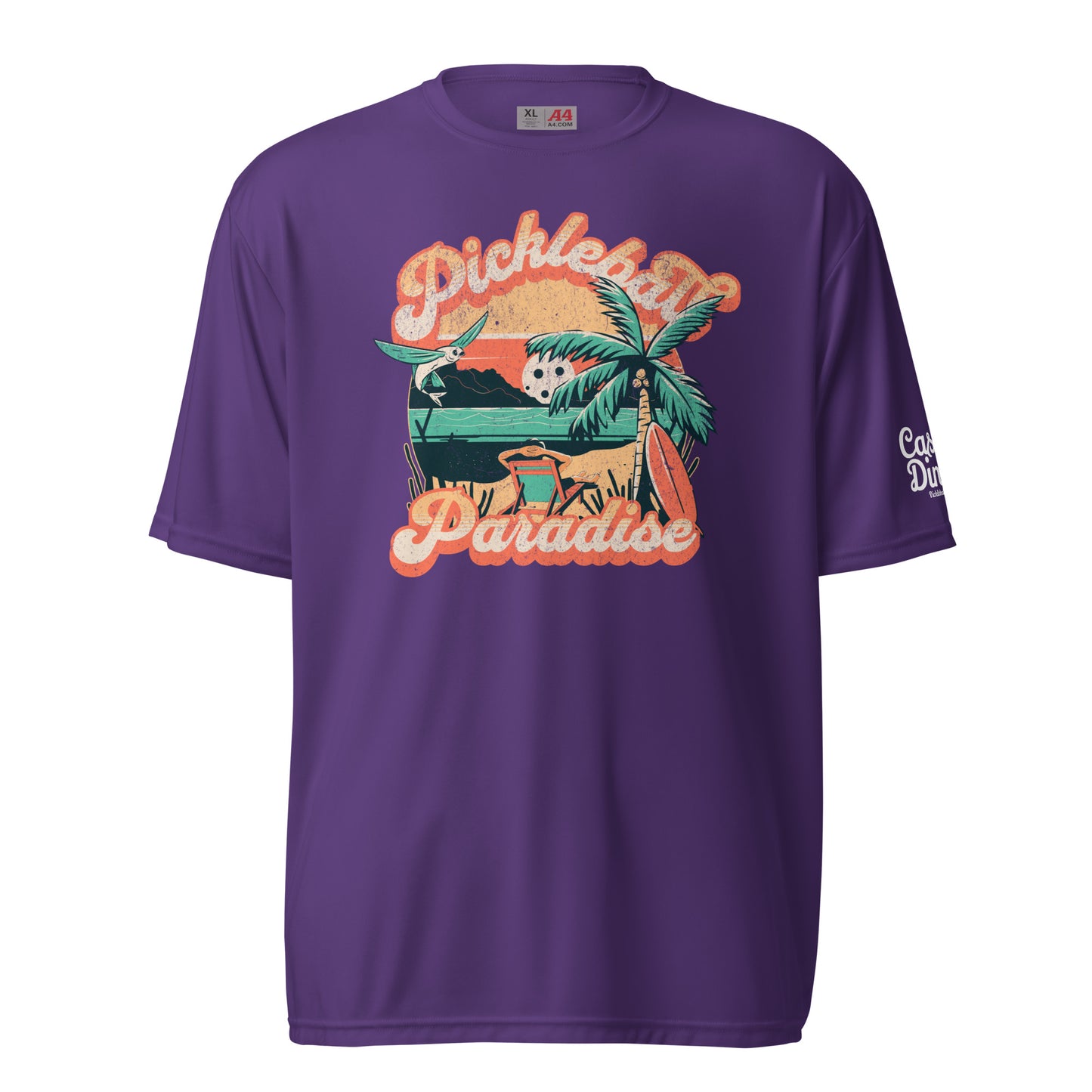 Pickleball Paradise performance t-shirt