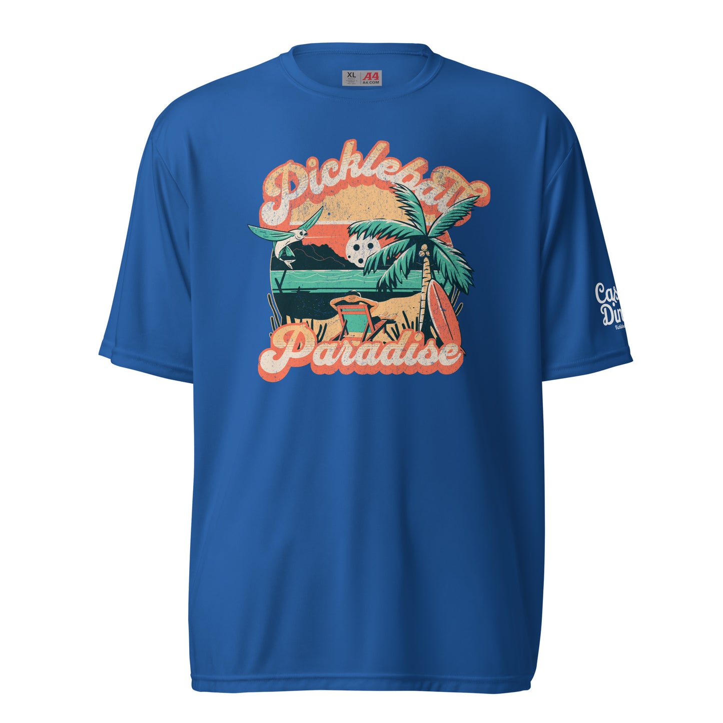Pickleball Paradise performance t-shirt