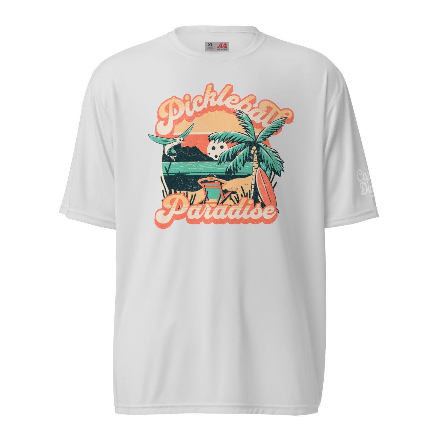 Pickleball Paradise performance t-shirt