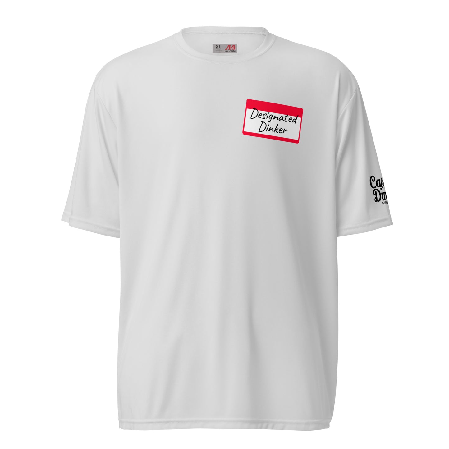 Designated Dinker performance t-shirt