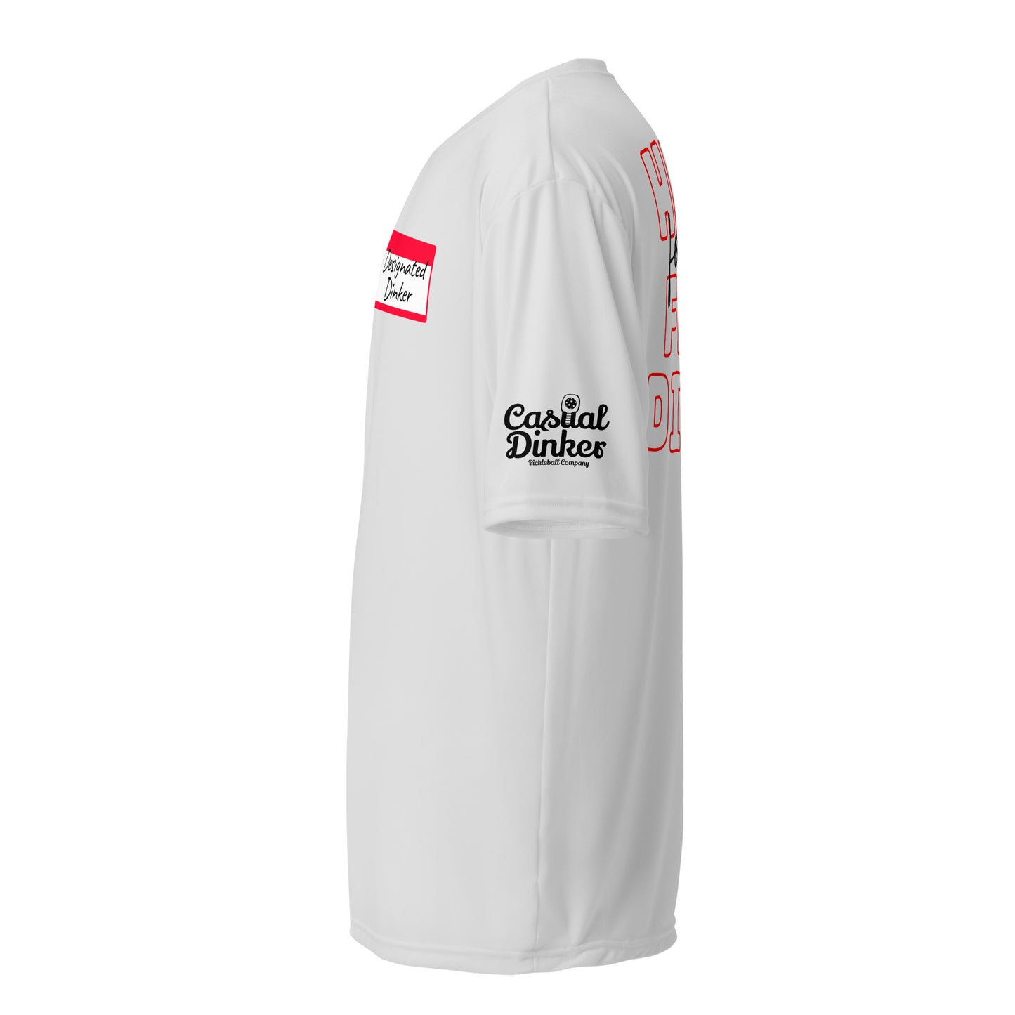 Designated Dinker performance t-shirt