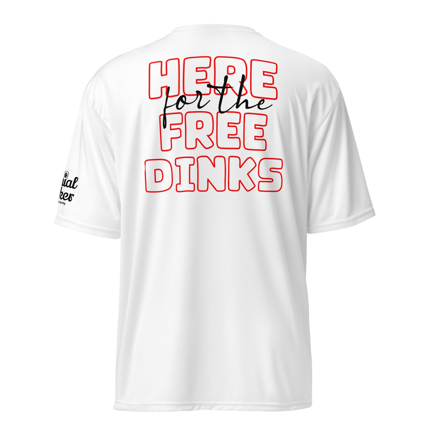 Designated Dinker performance t-shirt