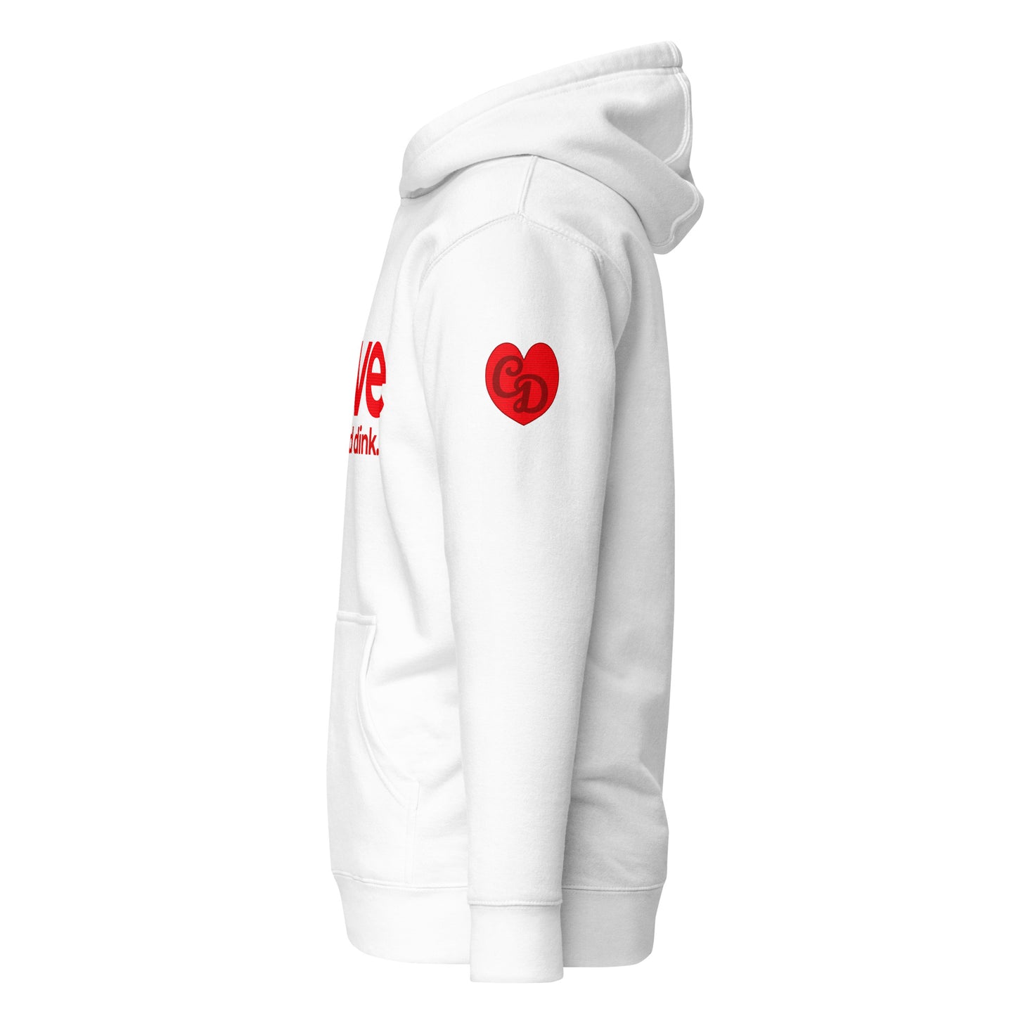 Love is a good dink! Hoodie