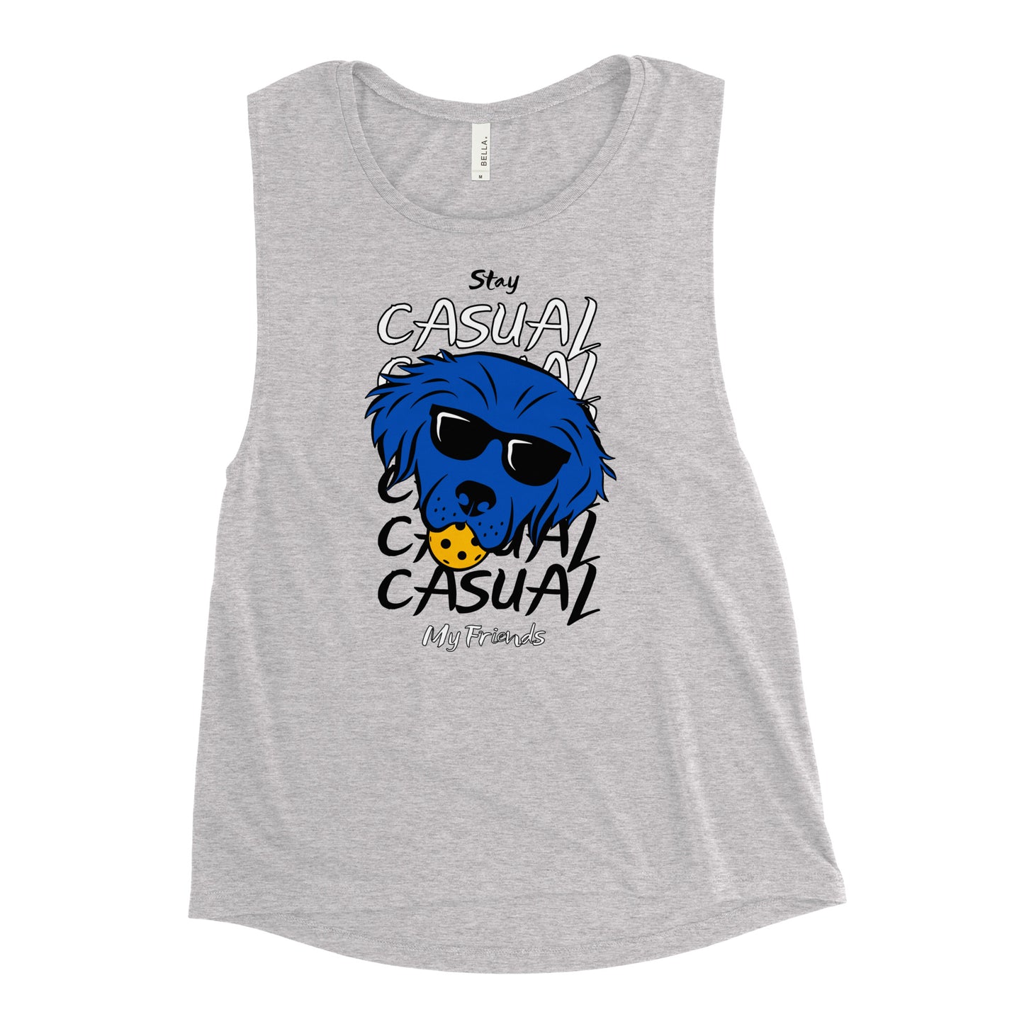 Stay Casual Dog Muscle Tank