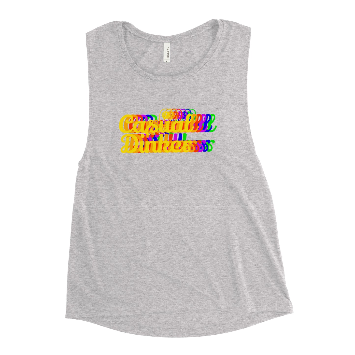 Rainbow Dinker Muscle Tank