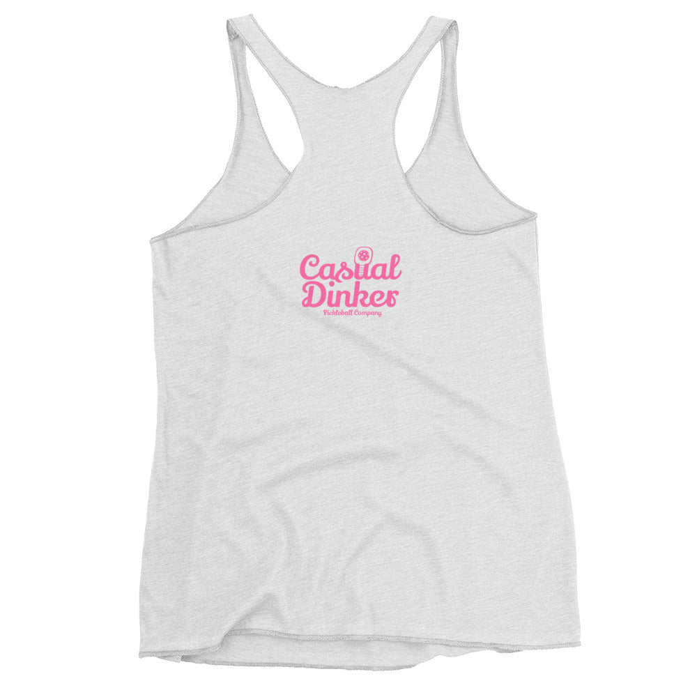 PINK & powerful Racerback Tank
