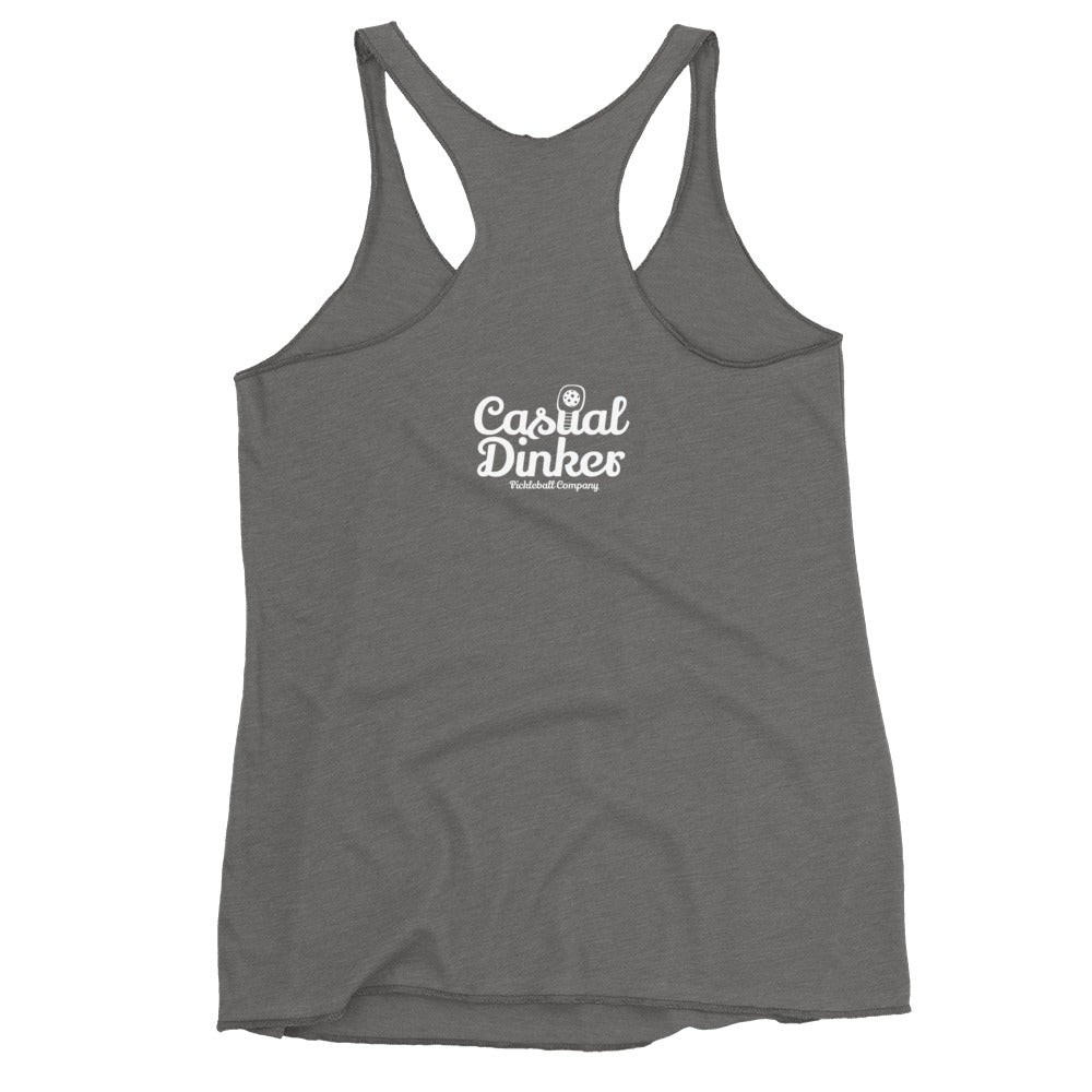Badass Dinking Diva Racerback Tank