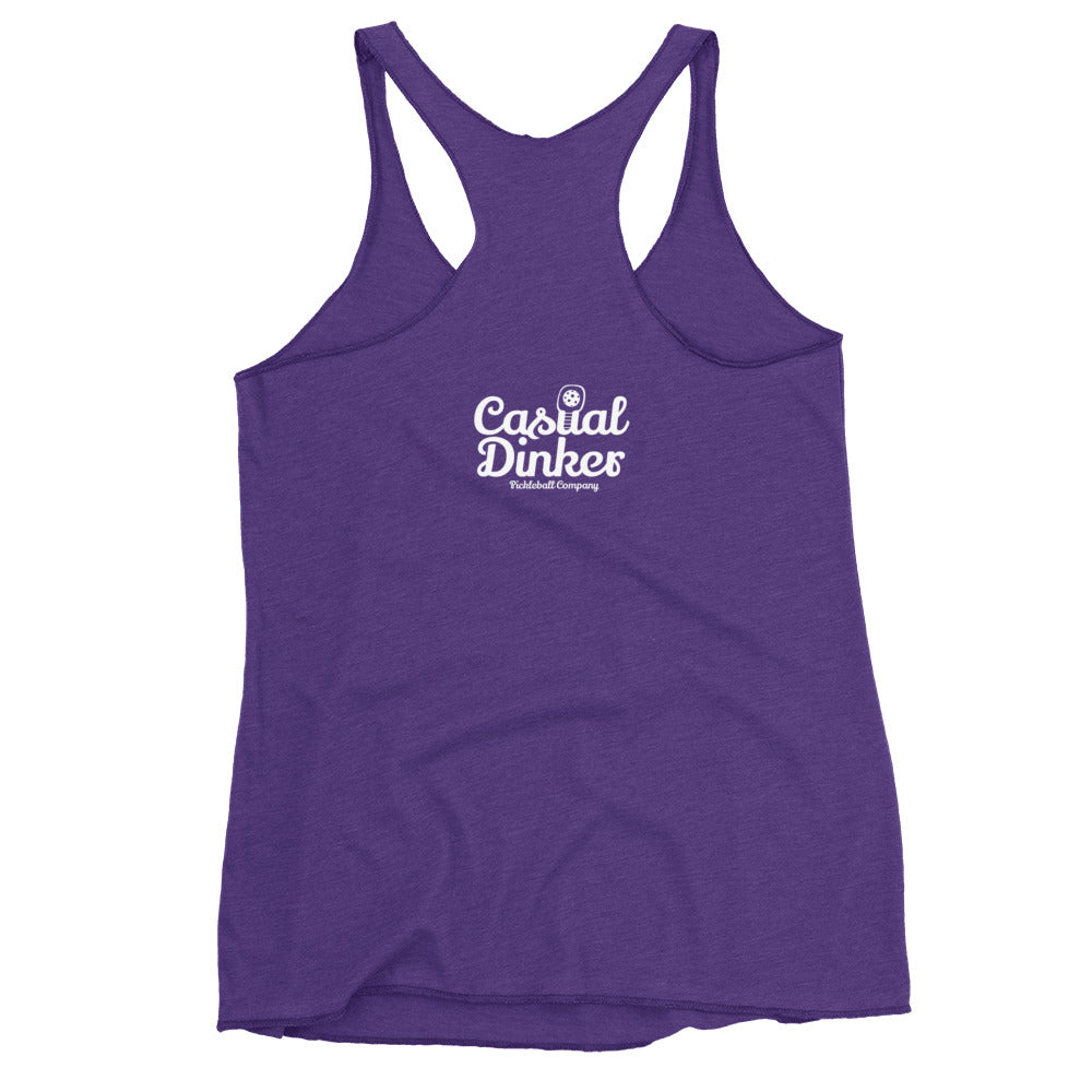 Badass Dinking Diva Racerback Tank