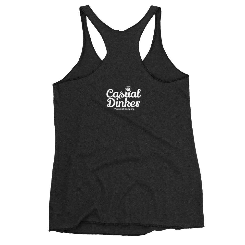 Badass Dinking Diva Racerback Tank