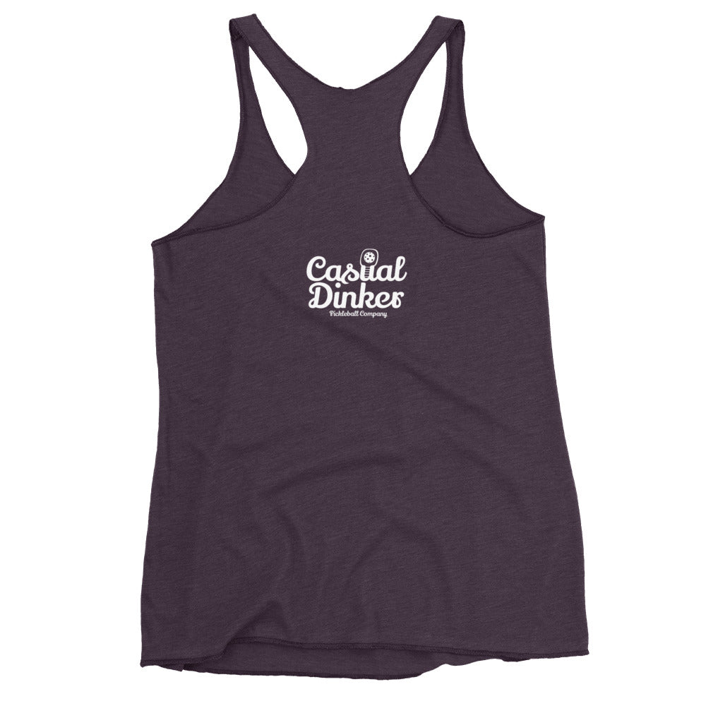 Badass Dinking Diva Racerback Tank
