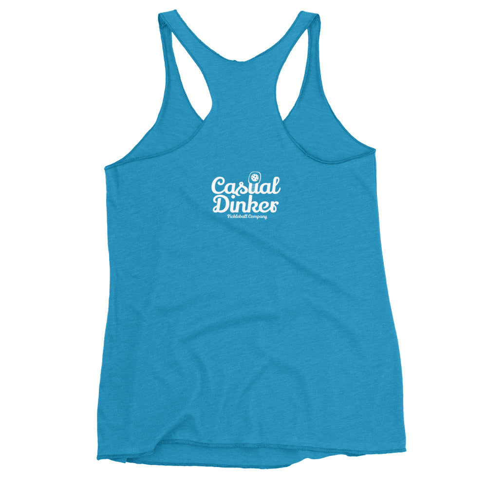 Badass Dinking Diva Racerback Tank