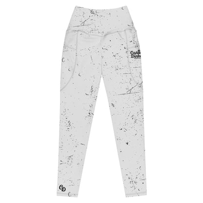 Casual Splatter Leggings with pockets