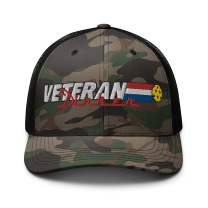 Veteran Dinker Camo trucker hat