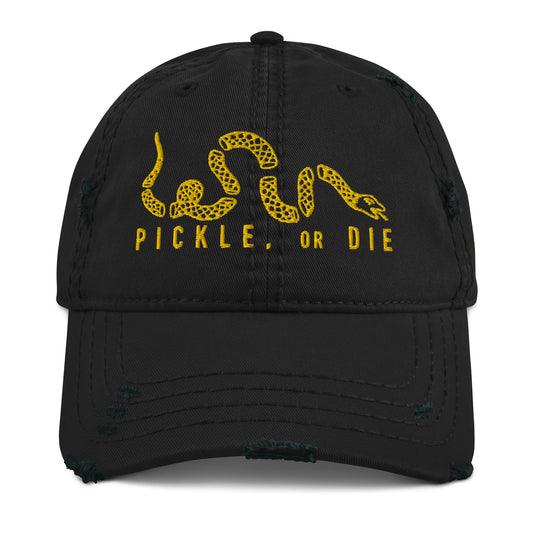 Pickle, or Die Distressed Dad Hat