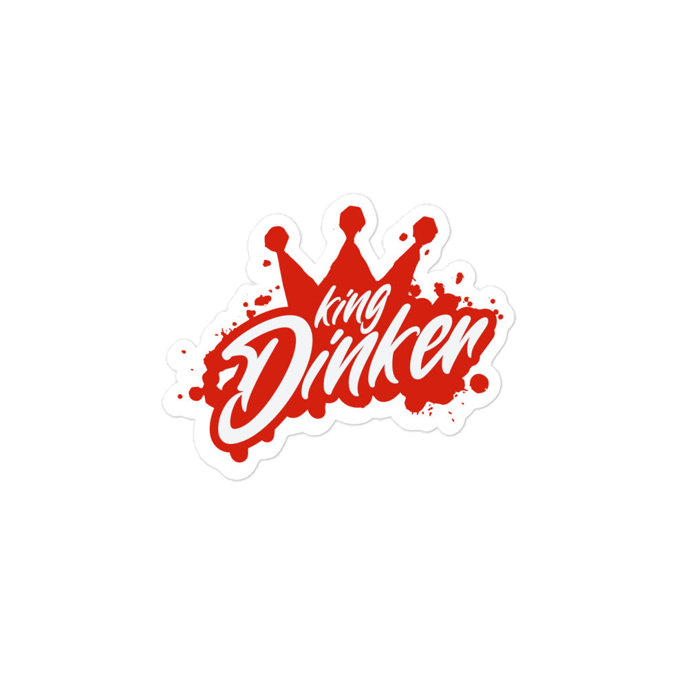 King Dinker sticker – Casual Dinker Pickleball Company