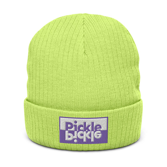 Purple Pickle knit beanie