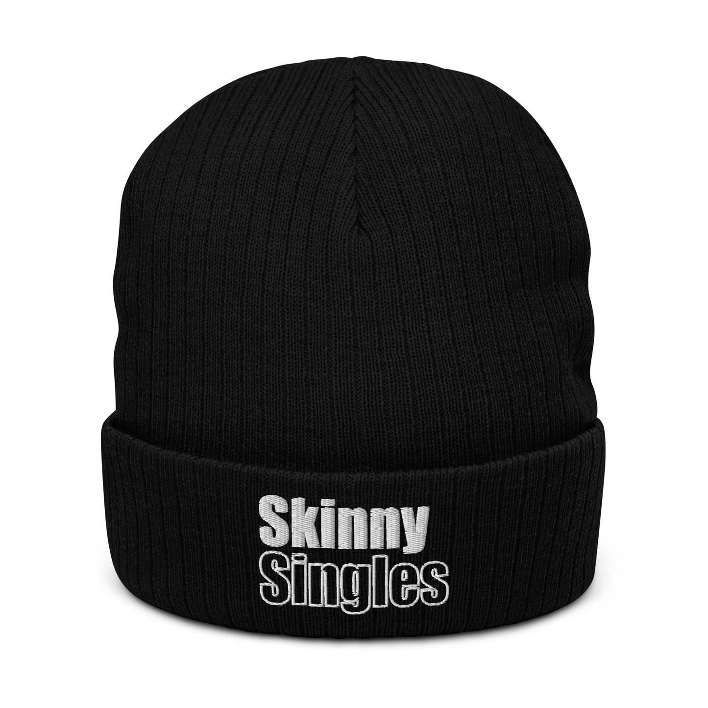 Skinny Singles Ribbed knit beanie