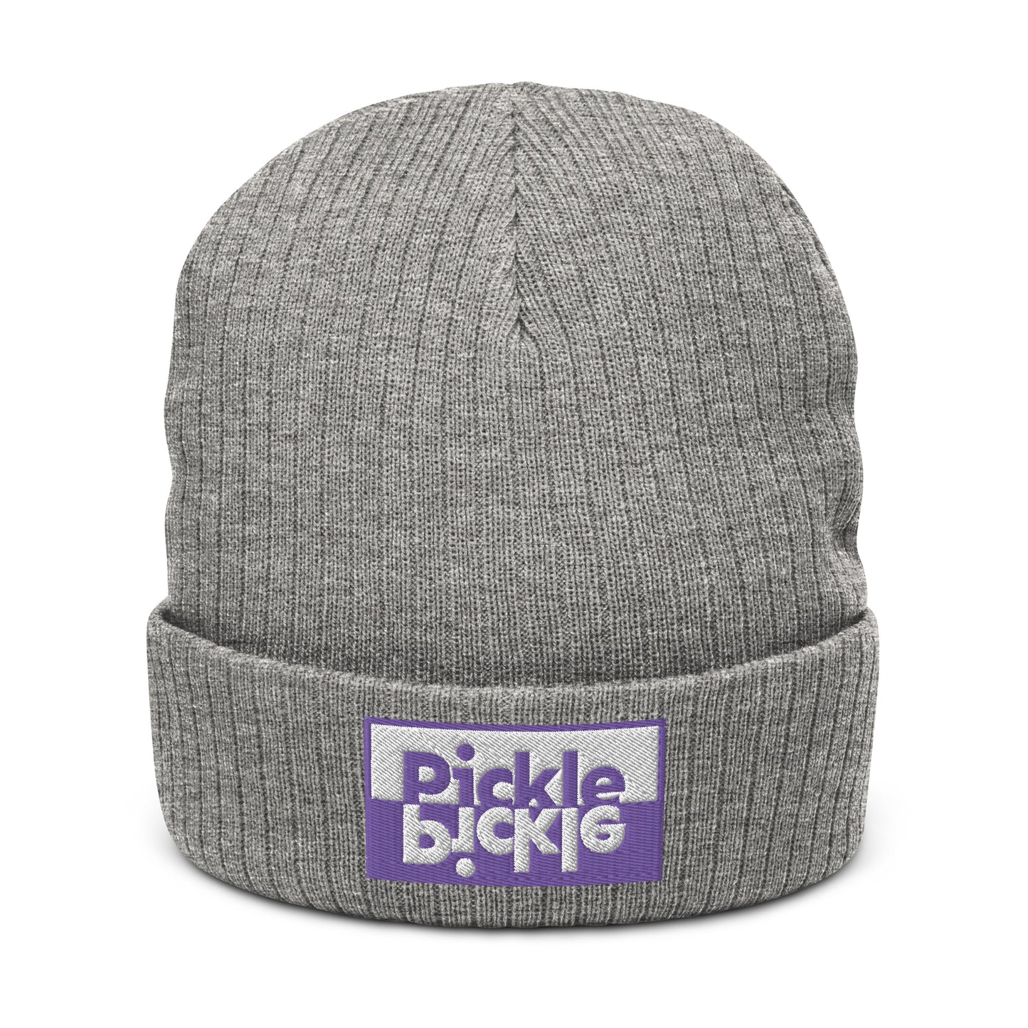 Purple Pickle knit beanie