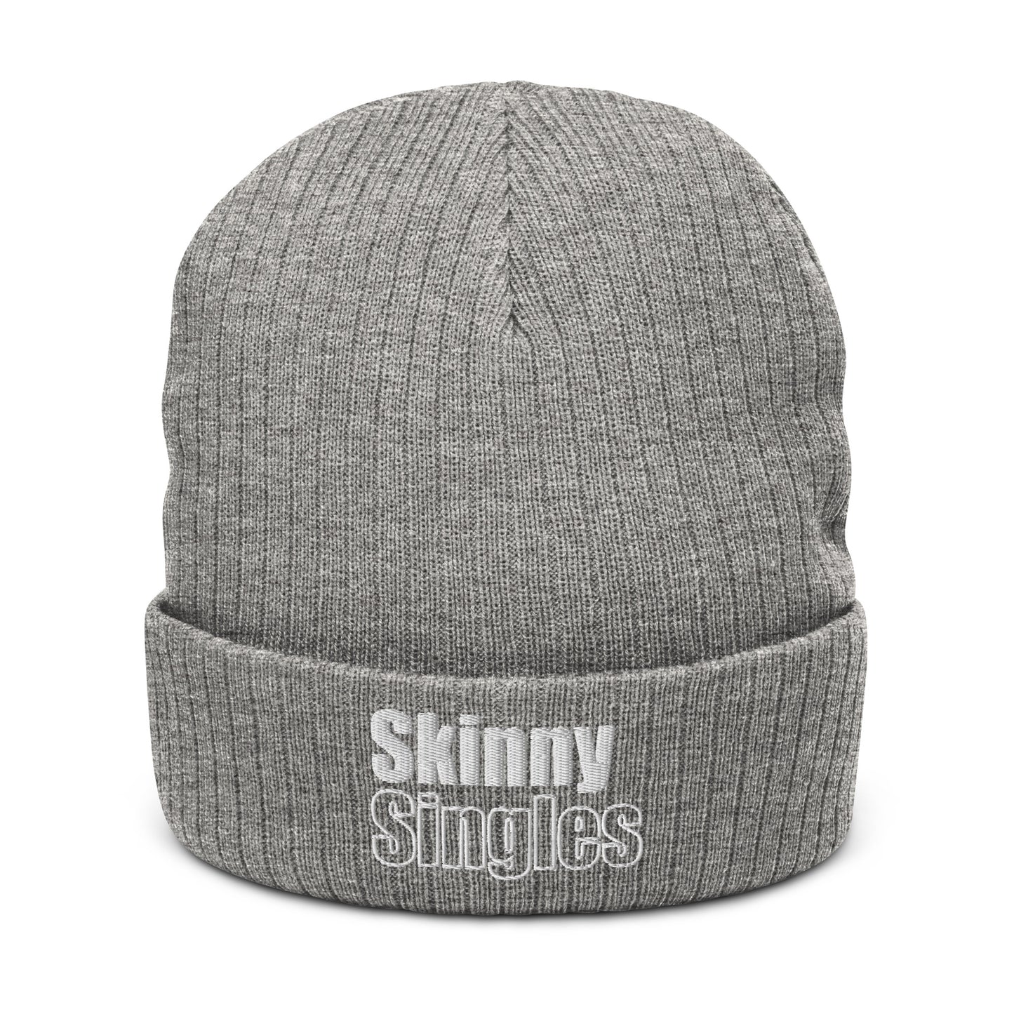 Skinny Singles Ribbed knit beanie