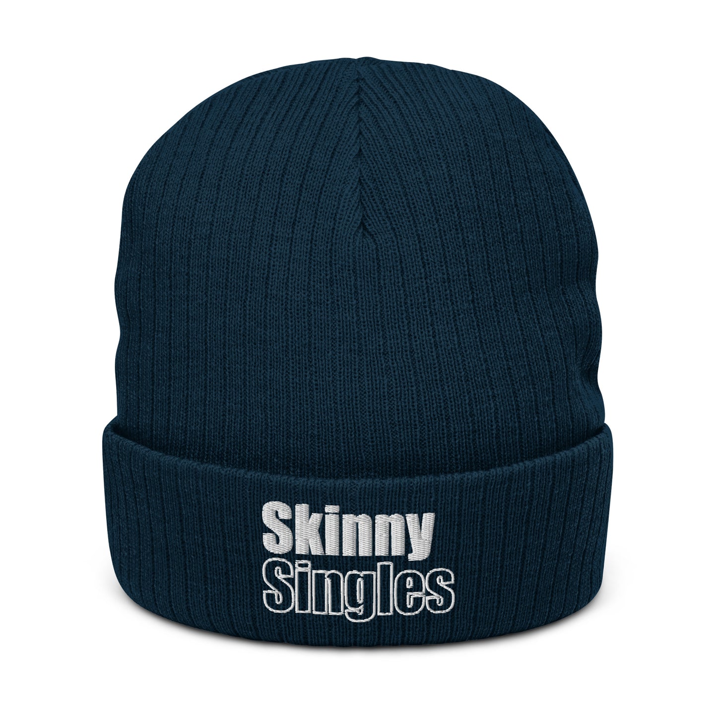 Skinny Singles Ribbed knit beanie