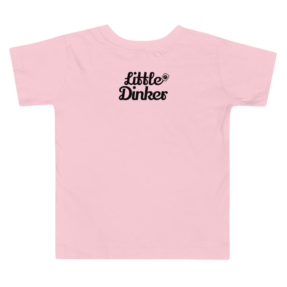 Little Dinker Dog Pink Toddler Tee