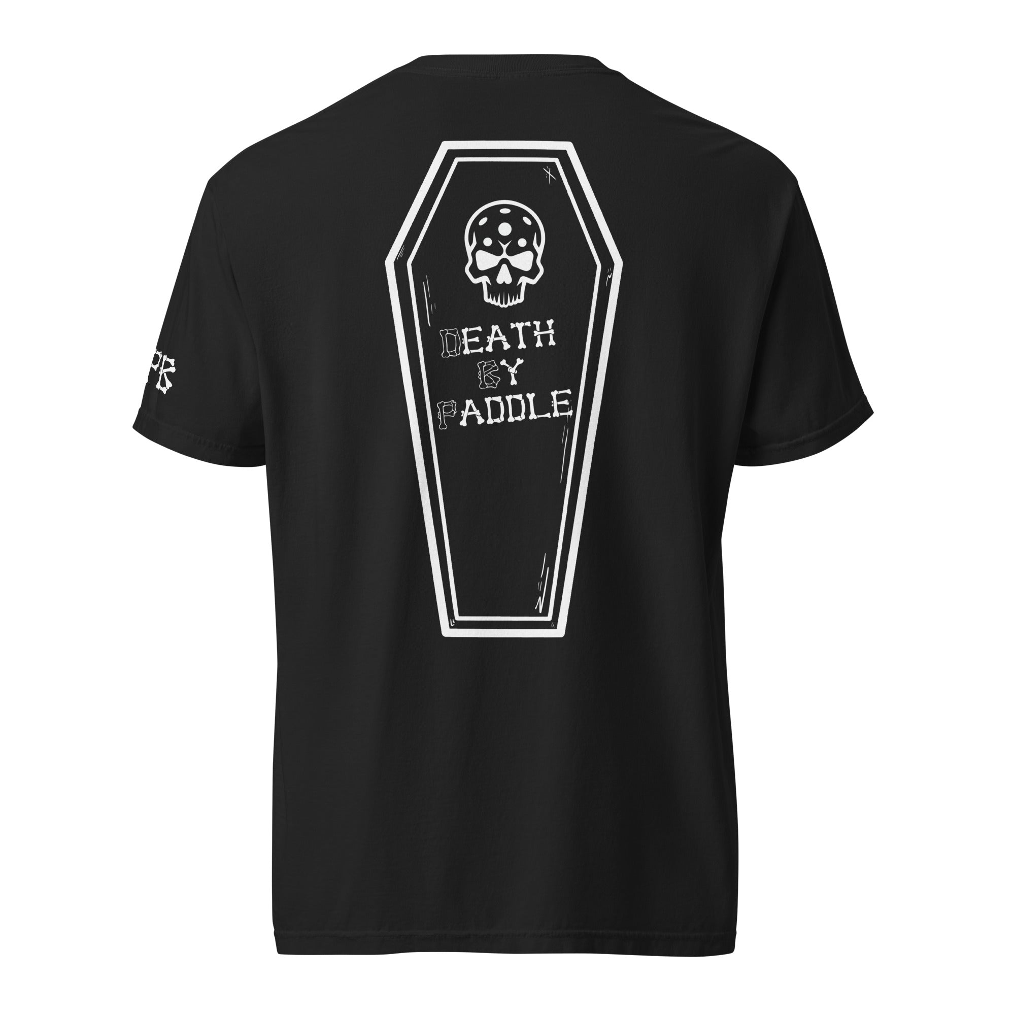 Death by Paddle XXX heavyweight t-shirt – Casual Dinker Pickleball