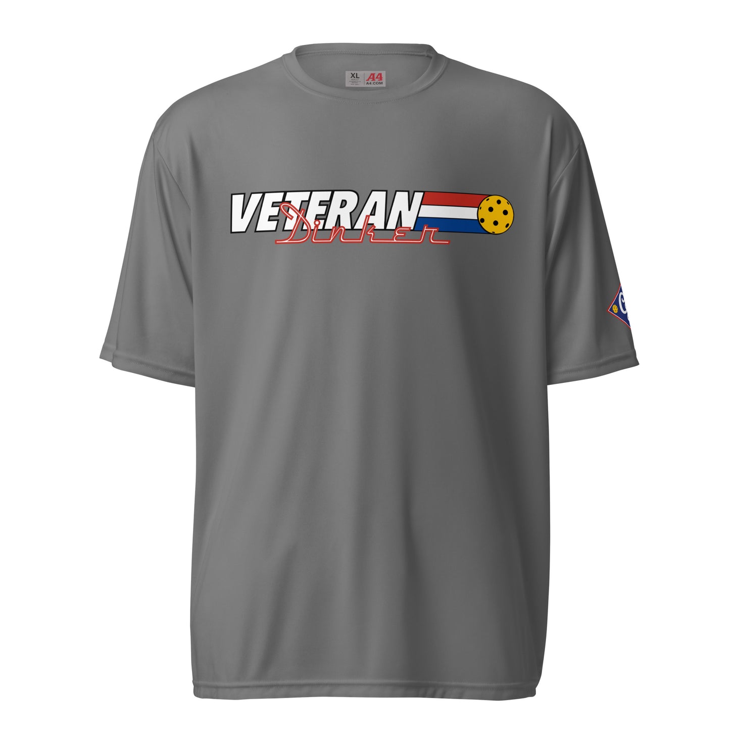 Veteran Dinker performance t-shirt