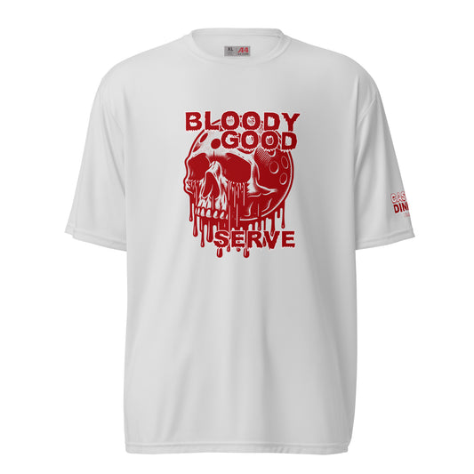 Bloody Good Serve performance t-shirt