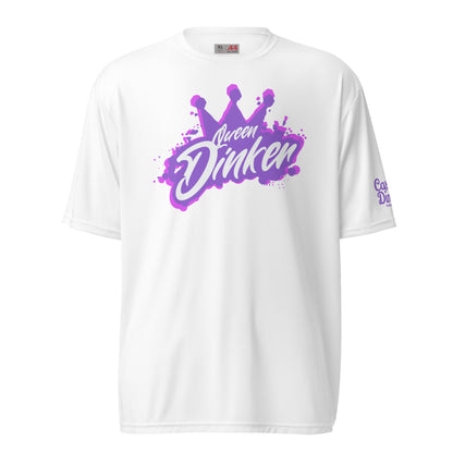 Queen Dinker performance t-shirt