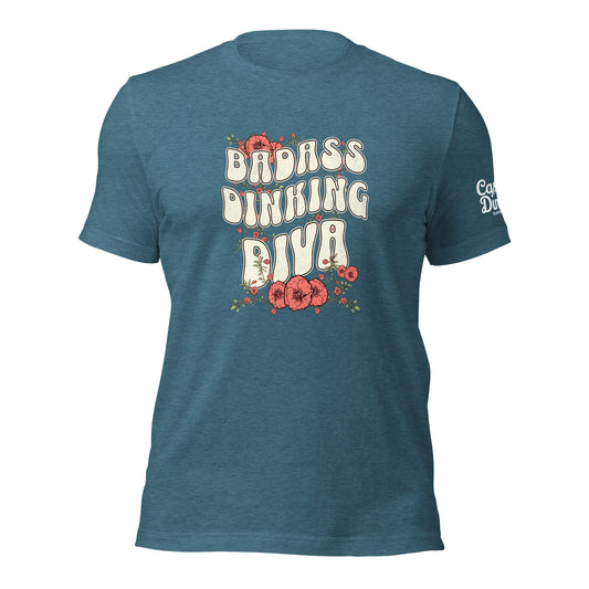 Badass Dinking Diva t-shirt