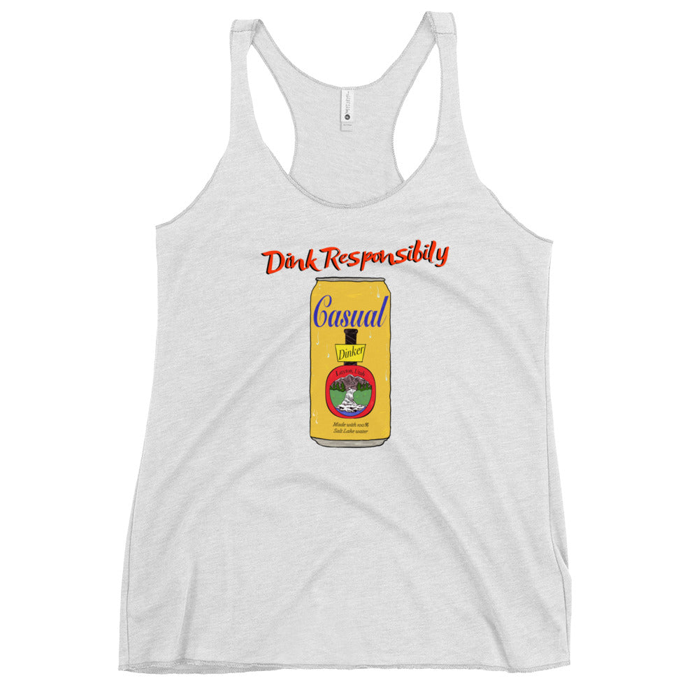 Dink Responsibly Racerback Tank