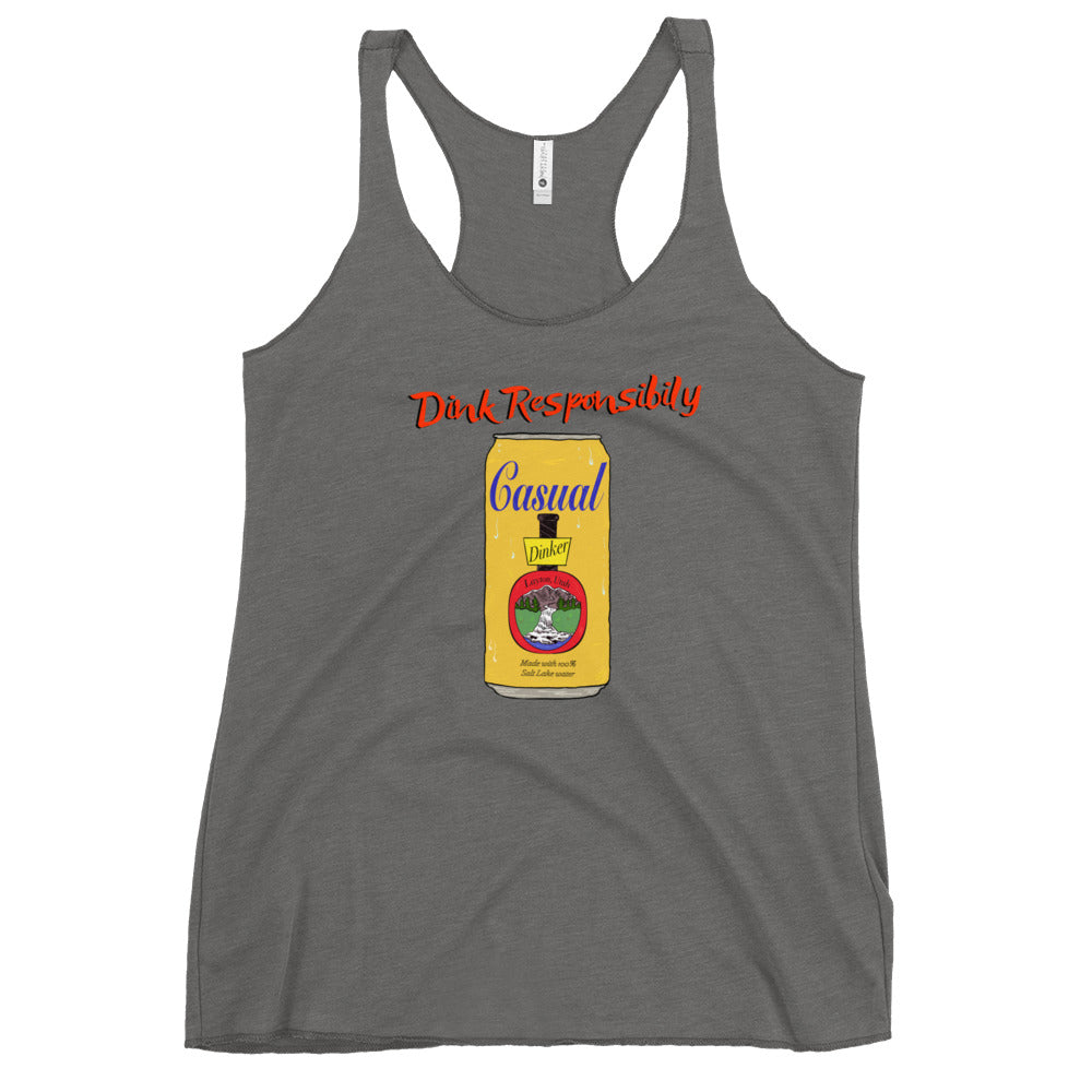 Dink Responsibly Racerback Tank