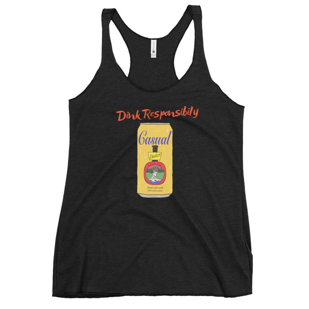 Dink Responsibly Racerback Tank