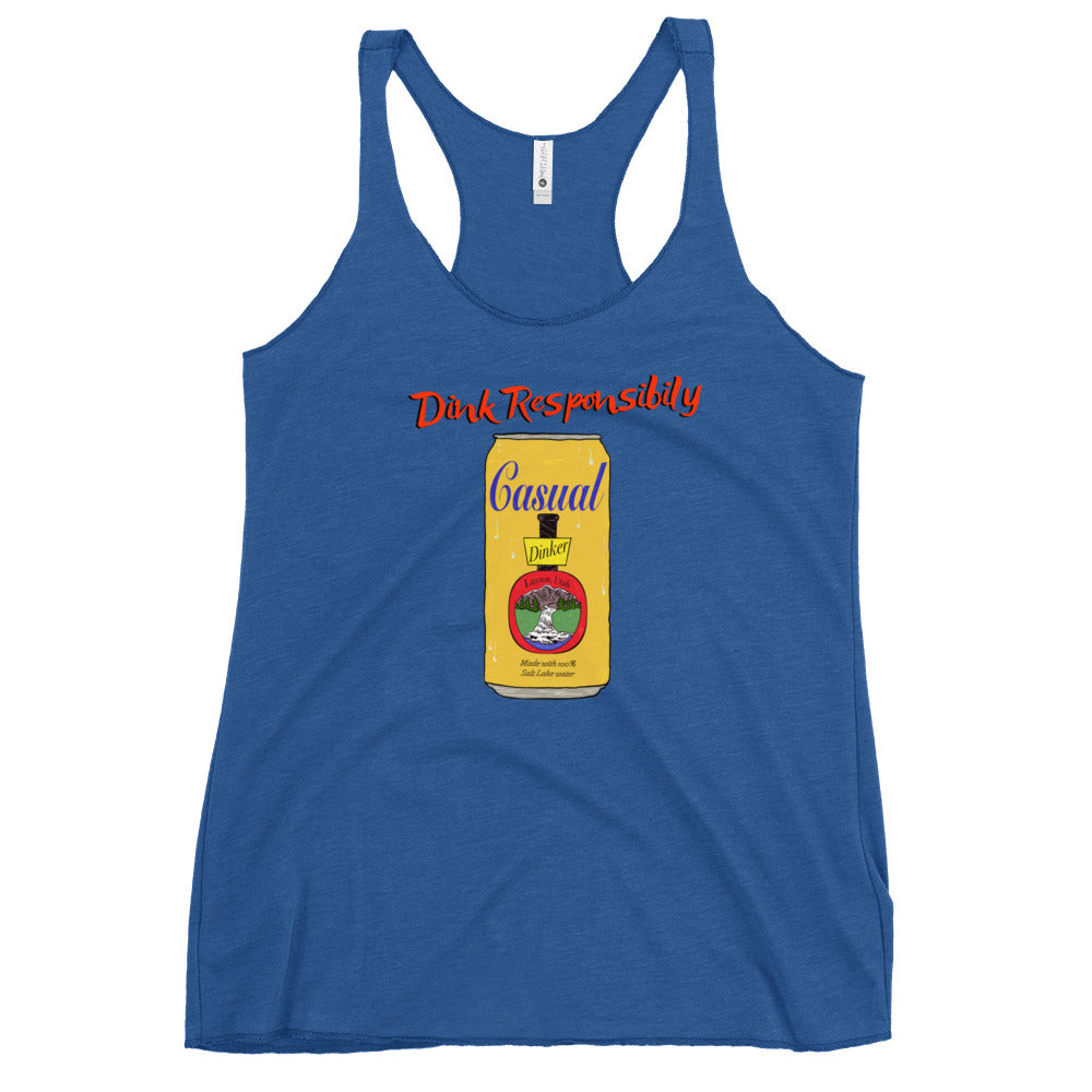 Dink Responsibly Racerback Tank