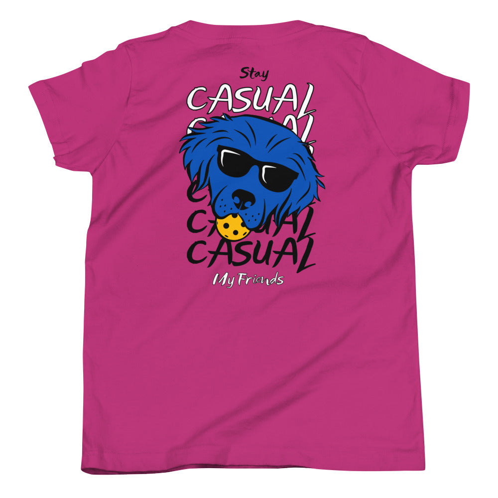 Stay Casual Dog! Youth T-Shirt